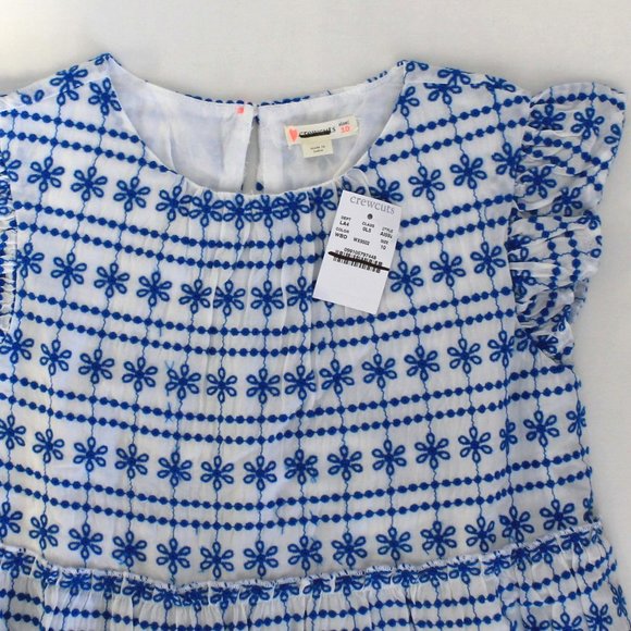 Crewcuts Tiered Eyelet Dress With Ruffle Details - Picture 3 of 5